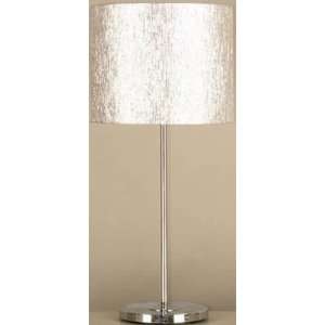  Lite Source LS 21569C/SIL Table Lamp, Chrome with Silver 