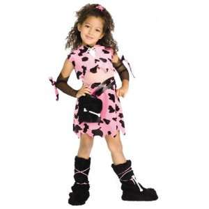    Pink Cavegirl Costume Dress Up Toddler 2 4 2T 4T: Toys & Games