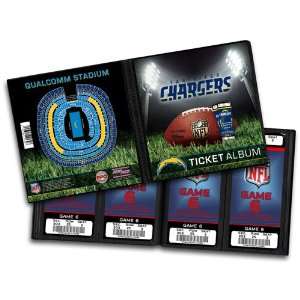  NFL San Diego Chargers Ticket Album