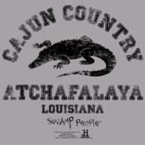 Swamp People TV Series Cajun Country Atchafalaya Louisiana T Shirt 