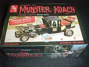  scale Munster Koach Retro Deluxe Edition plastic car model kit #0647