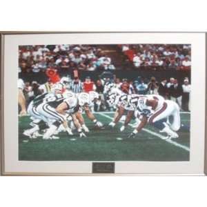 Jets vs Giants 1998 Season Line of Scrimage   Sports Memorabilia 