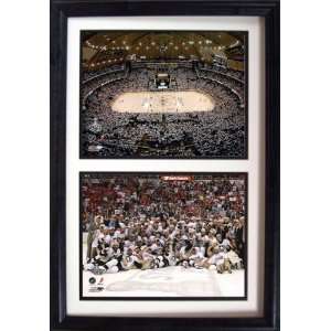 2009 Pittsburgh Penguins Stanley Cup Double Frame:  Sports 