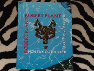 ROBERT PLANT Tour Book 1988 Blue Program #2 NON STOP GO  
