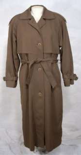 PORTRAIT Womens Poly/Rayon Trench Coat size 8  