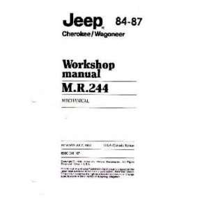  1984 1986 1987 JEEP CHEROKEE WAGONEER Service Manual 