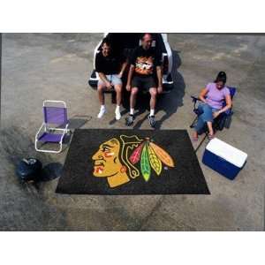  Chicago Blackhawks 5 x 8 Tailgating Area Rug