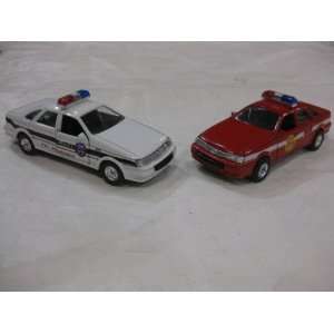 : Diecast Ford Crown Victoria Edition Police DWI Enforcement and Fire 