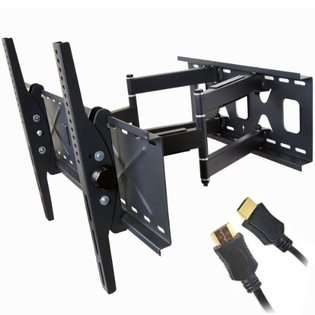  TV Wall Mount for Most 32  55 LCD LED Plasma Articulating TV 