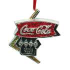 Kurt Adler Coca Cola Soda Drive Thru Sign Board Christmas Ornament