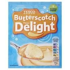 Tesco Delight Butterscotch No Added Sugar 49G   Groceries   Tesco 