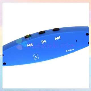Blue Sports Cycling Running MP3 Player Wireless Headset Handsfree 