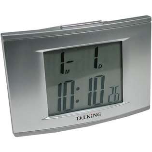 Clock Talking Time and Alarm Clock with Date 