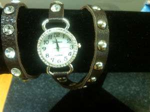 Geneva Platinum Wrap Wrist Watches HOT FASHION ITEM  