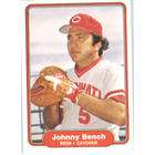 card 1984 fleer 462 johnny bench cincinnati reds baseball card