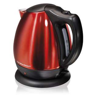 Hamilton Beach Stainless Steel 10 Cup Electric Kettle, Red at  