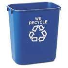   , Plastic, 13 5/8 Qt, Blue (includes One Recycling Container