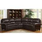 Wildon Home Traditional 2 Piece Leather Sectional Sofa