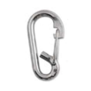 Lucky Line Lucky Line A565 Oval Stainless Loop Spring Snaps with Wire 