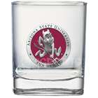 Heritage Pewter Arizona State Sun Devils Mascot Logo Prism Rocks Glass