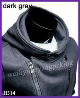 New Fashion Mens Slim Fit Sexy Top Designed Hoody Coats Jackets 4 Size 