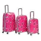 Fox Luggage F150 Pink Pearl 3 Pieces Polycarbonate Abs Luggage Set 