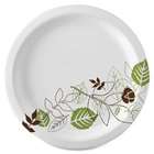 DIXIE FOODS Plates, Heavy Weight, 6 7/8, 500/CT, Pathways/White