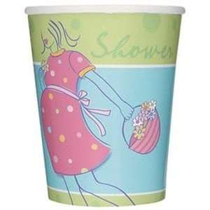  9 oz. Paper Cups   8PK/Baby On The Way: Arts, Crafts 