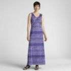Jaclyn Smith Womens Tribal Sleeveless Maxi Dress