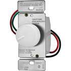 Cooper Wiring Devices 6001W White Rotary Dimmer Switch