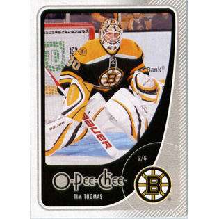   439 Tim Thomas Bruins  OPC Fitness & Sports Fan & Memorabilia NHL