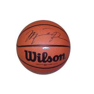   Autographed Michael Jordan Leather Basketball (UDA): Sports & Outdoors