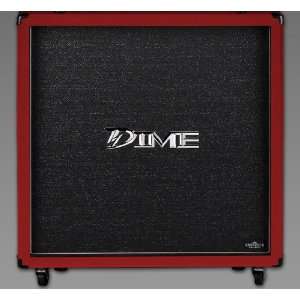   Dime D412 ST RED 4 x 12 Guitar Amplifier Cabinet Musical Instruments