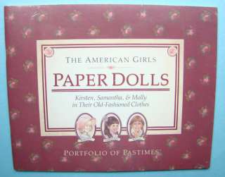 C1990 American Girl Paper Doll 1st Ed NRFP Pleasant Co  