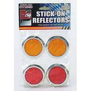  4 Pack stick on reflectors (Wholesale in a pack of 24 