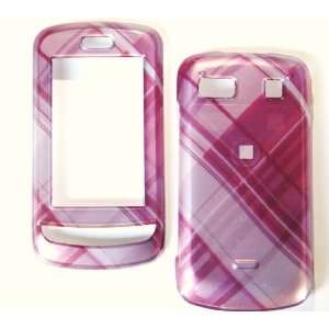   Plaid Checker Color Design Lg Xenon Gr500 Snap on Cell Phone Case