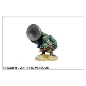  28mm Fantasy   Orcs War Orc Musician (Tuba) (1) Toys 