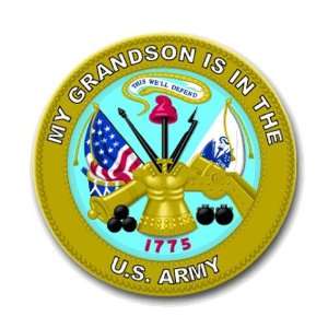 United States Army My Grandson is in the Army Seal Decal Sticker 5.5 