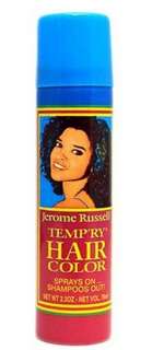Costumes! Jerome Russell Temporary Hair Color Spray On  