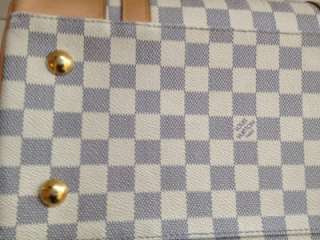 Authentic Louis Vuitton Damier Azur Berkeley Bag Purse Handbag  