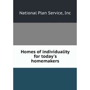   individuality for todays homemakers Inc National Plan Service Books