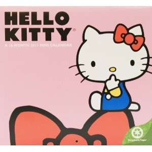   Calendar Hello Kitty 16 Month 2011 Mini Calendar