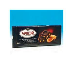 VALOR 70% Dark Chocolate with Whole Almonds Bar 8.75oz 10 Count