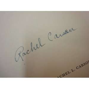   Rachel The Sea Around Us 1951 Book Signed Autograph