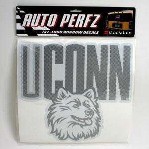  Connecticut Perforated Vinyl Window Decal Sports 