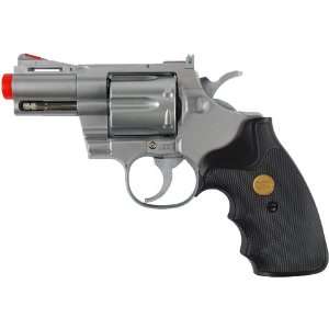 TSD Sports Airsoft Spring Revolver   2.5 Inch Barrel   Silver with 