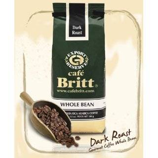 Cafe Britt Costa Rica Dark Roast Whole Bean Coffee, 12 Ounce Bags 