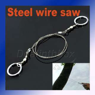 Steel Wire Saw Emergency Hunting Survival Tool Camping  