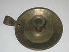 Antique Hand Hammered Copper Candle Holder Late 1800s  Early 1900s 