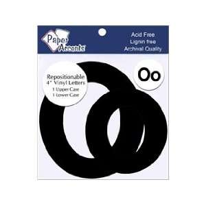  Paper Accents Adhesive Vinyl Letters Removable 4 Oo Black 